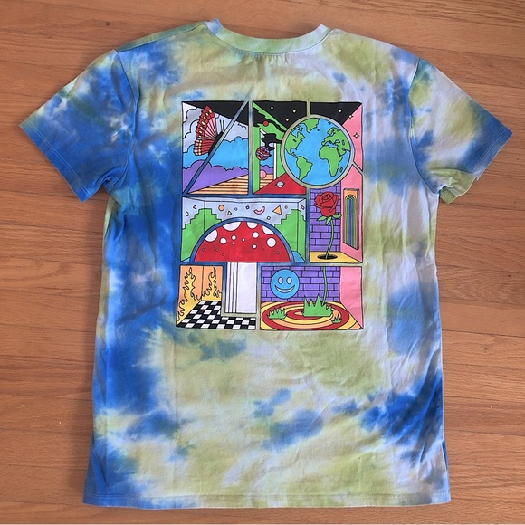 Zumiez ALAB Tie-Dye Graphic Print T-shirt - Picture 3 of 6